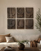 Naga Inspired Hand-Carved Wood Wall Panel Set (Set of 6) / Naga Door Panels