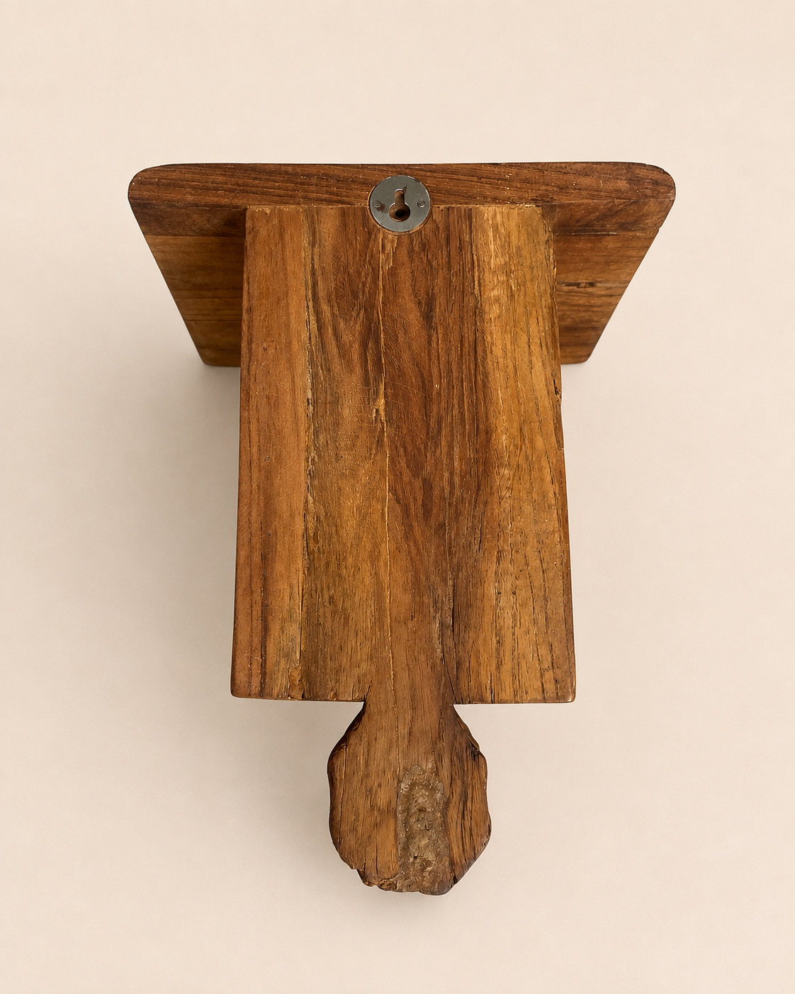 carved floral wall shelf / vintage wall bracket