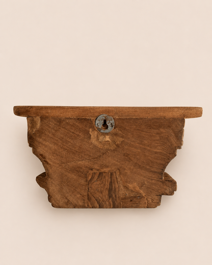 Heritage Carved Wooden Display Shelf