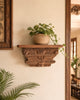 Heritage Carved Wooden Display Shelf