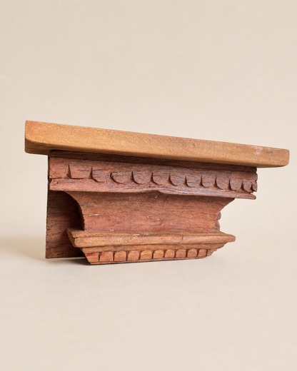 Carved Wooden Wall Shelf / Bracket
