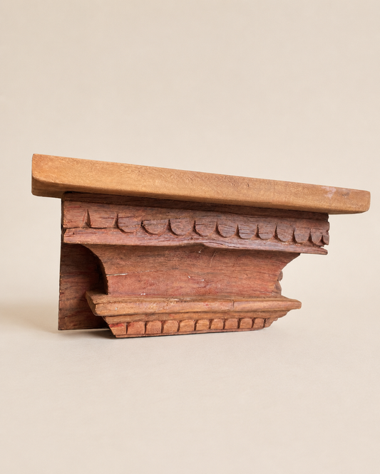 Carved Wooden Wall Shelf / Bracket