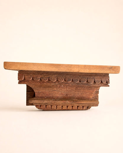 Carved Wooden Wall Shelf / Bracket