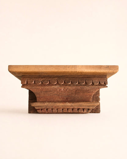 Carved Wooden Wall Shelf / Bracket