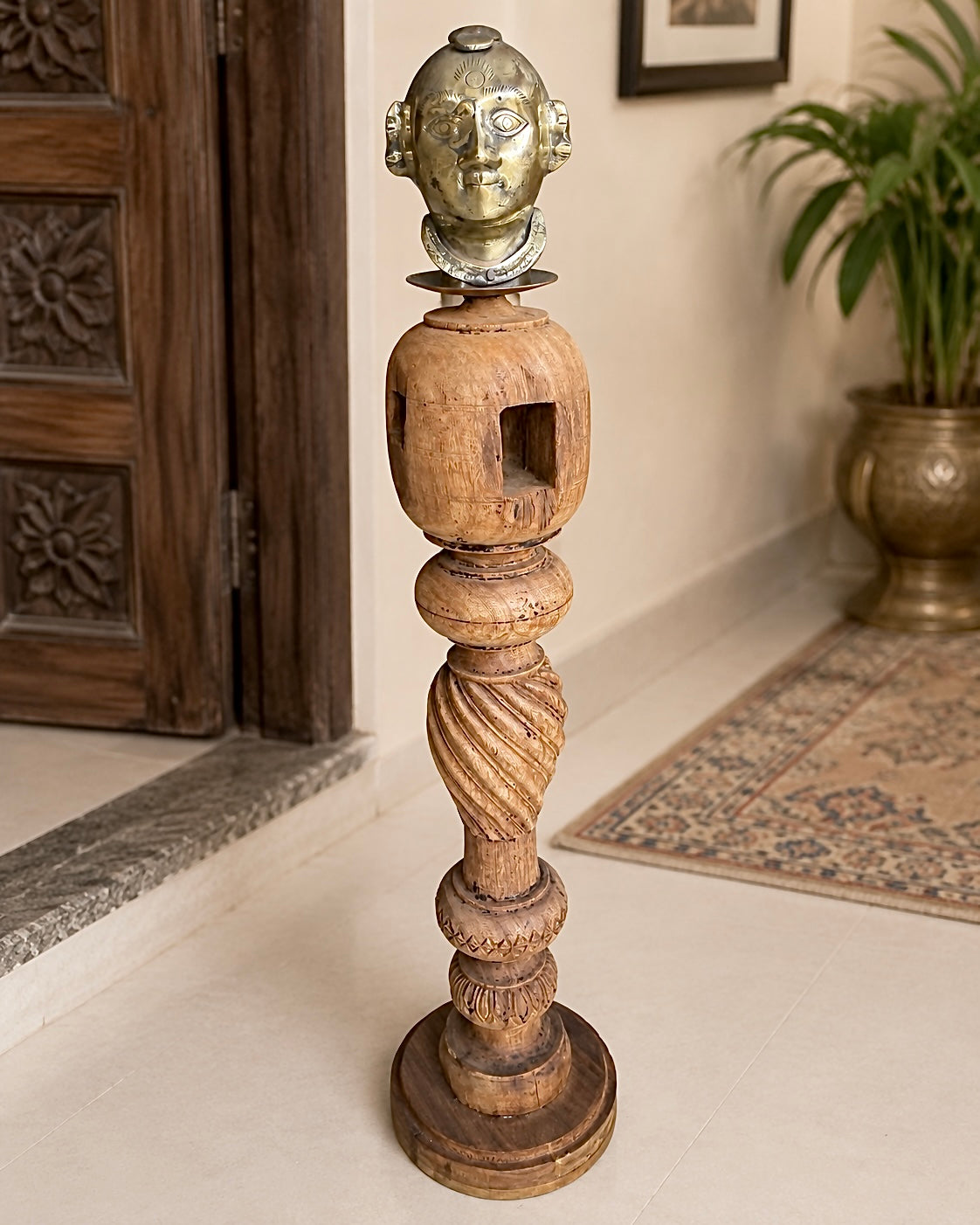 heritage charpai leg stand / plant holder / statue holder / candle stand