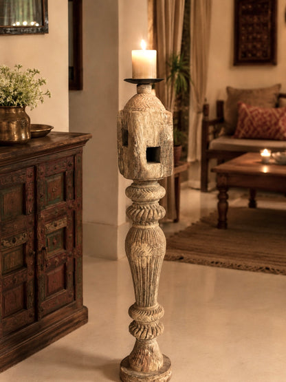 Old Charpai Leg Stand / Plant Holder / Statue Holder