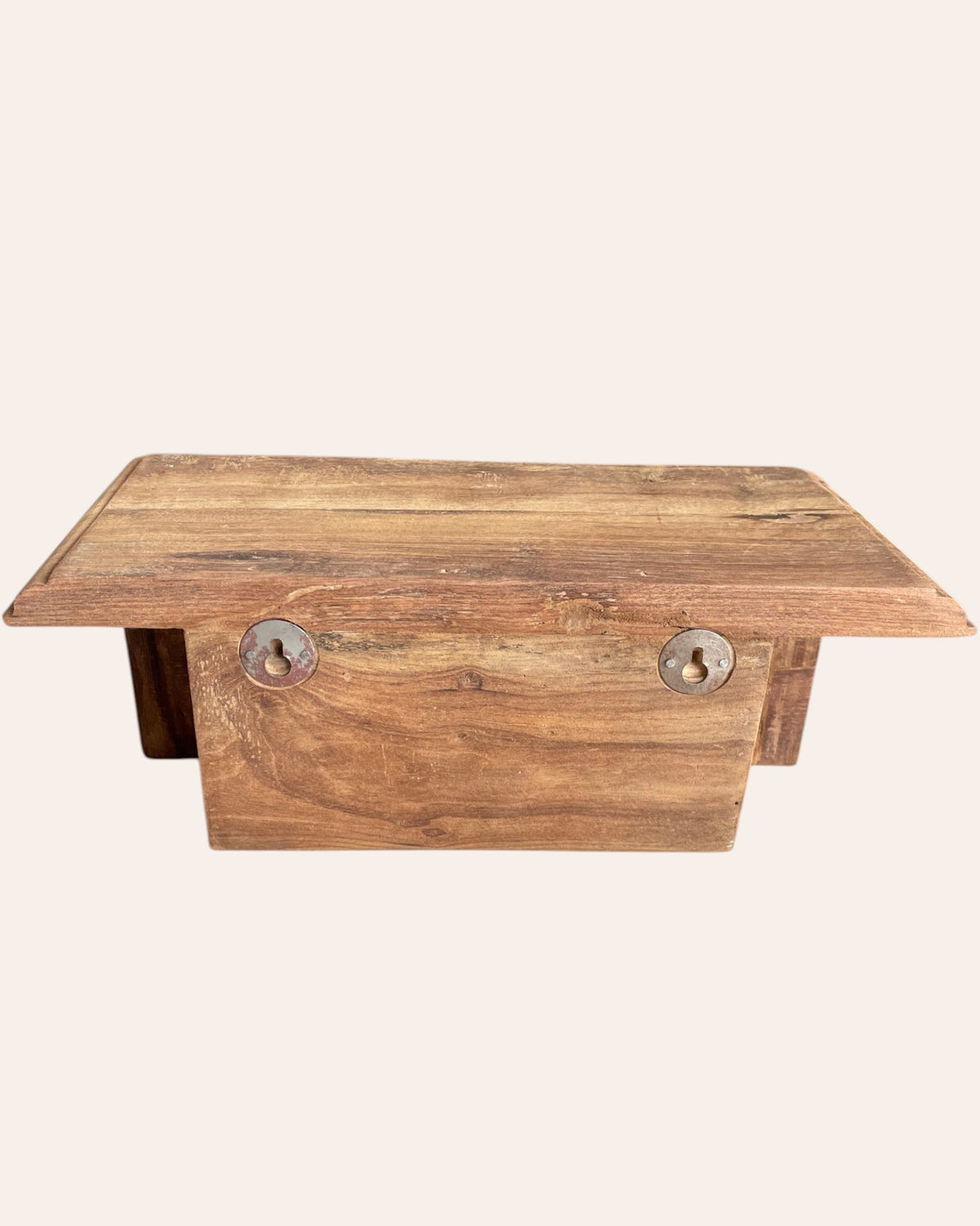 vintage hand-carved wall shelf