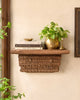 Carved Wooden Wall Shelf / Bracket / Hand Carved Wooden Shelf