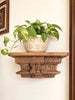 Carved Wooden Shelf