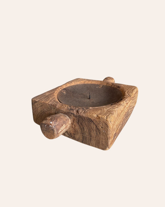 Wooden Candle Holder / Planter
