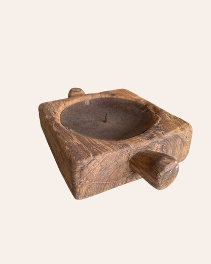 Wooden Candle Holder / Planter