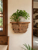 Antique Style Carved Wooden Wall Shelf