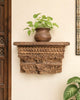 Vintage Leaf & Floral Wall Shelf / Bracket