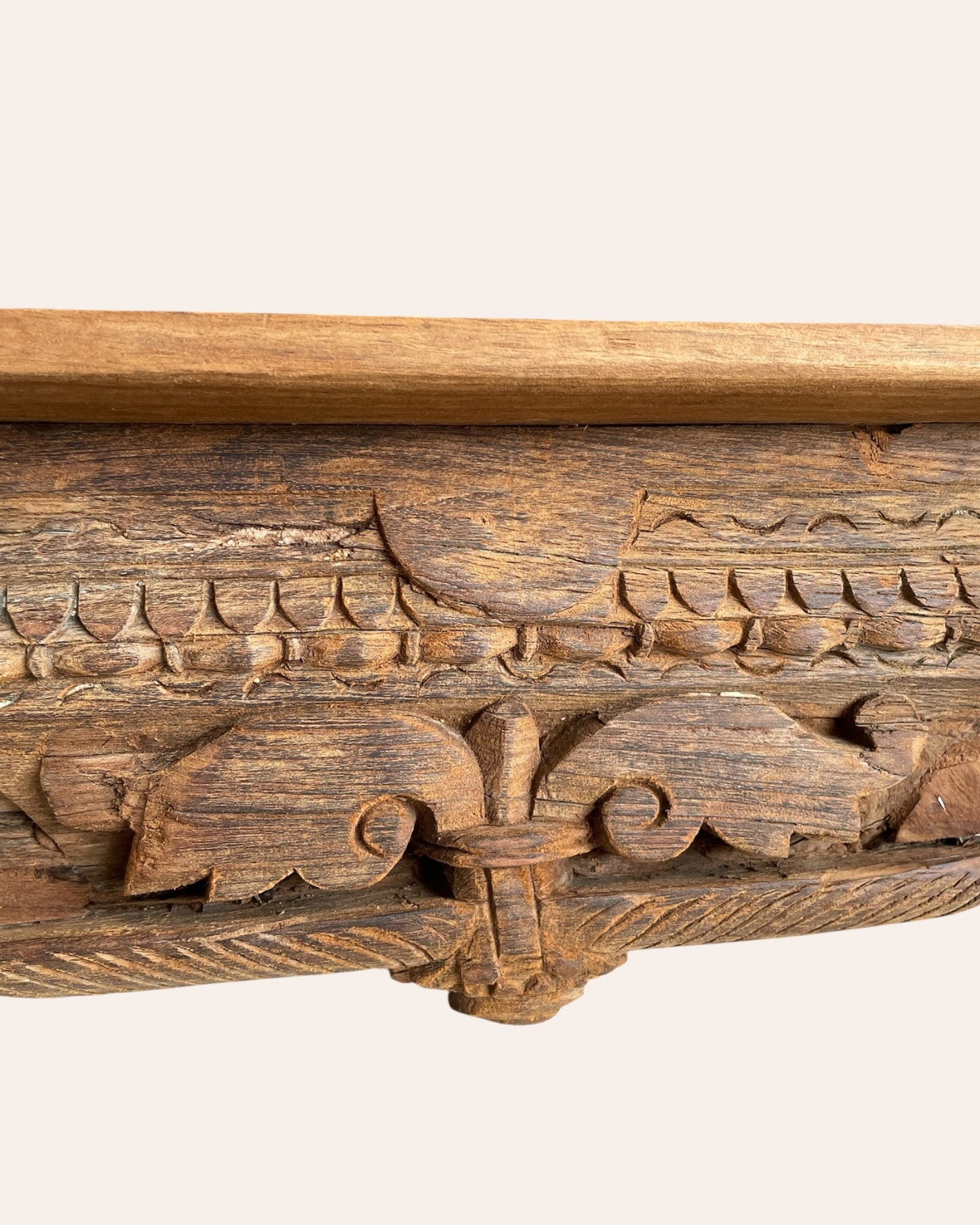 vintage leaf wall shelf / wall bracket