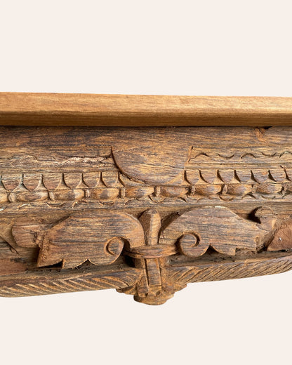 Vintage Leaf Wall Shelf / Wall Bracket