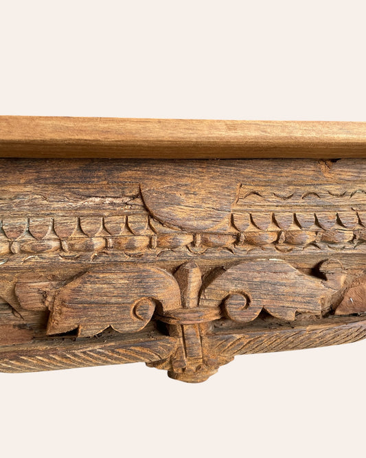 Vintage Leaf Wall Shelf / Wall Bracket
