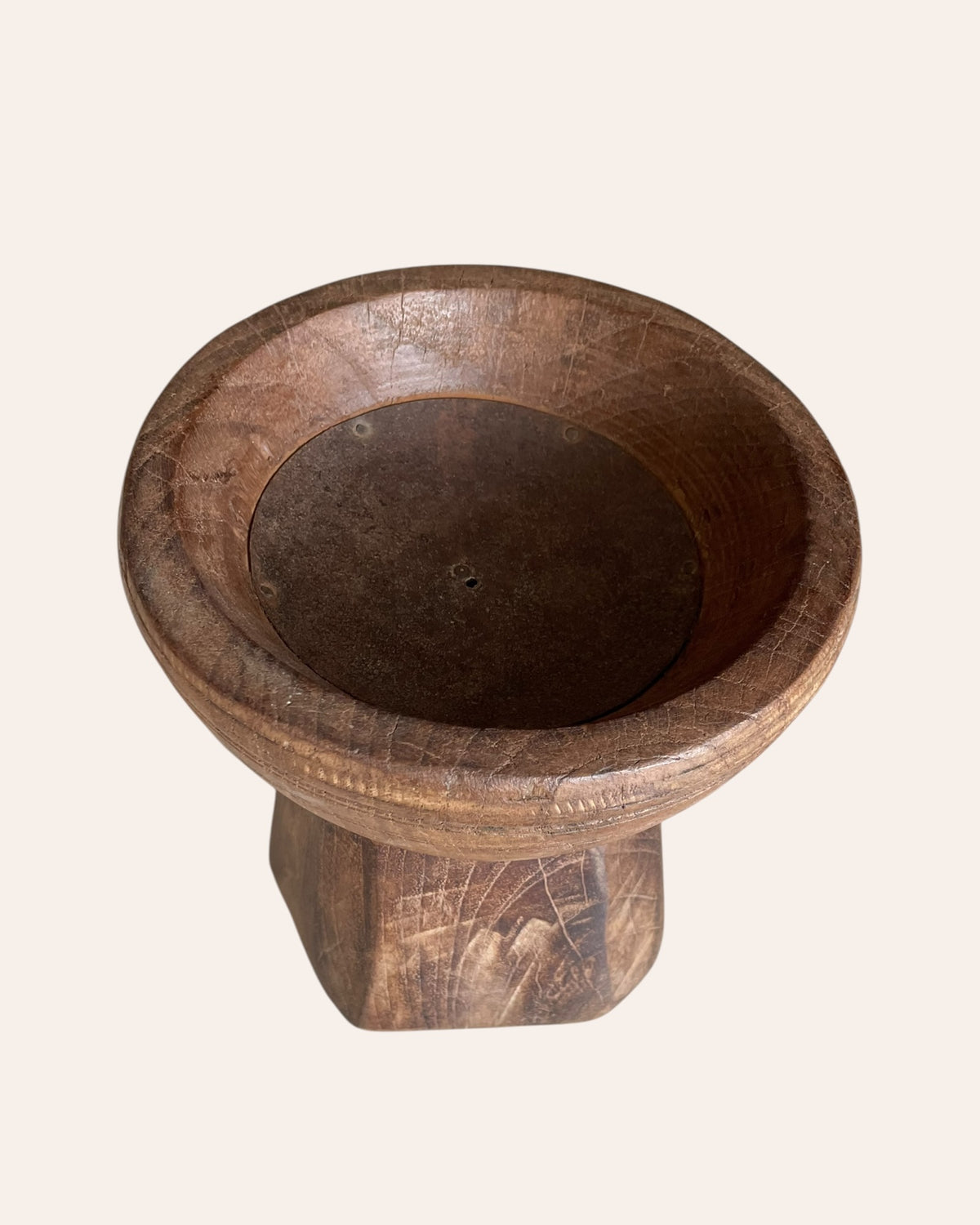 vintage candle holder, planter & statue holder