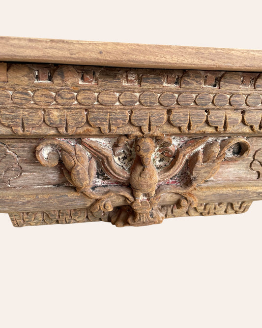 Vintage Hand-Carved Decorative Wall Shelf / Bracket