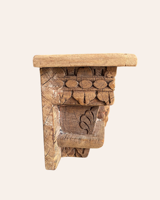 Vintage Hand-Carved Decorative Wall Shelf / Bracket