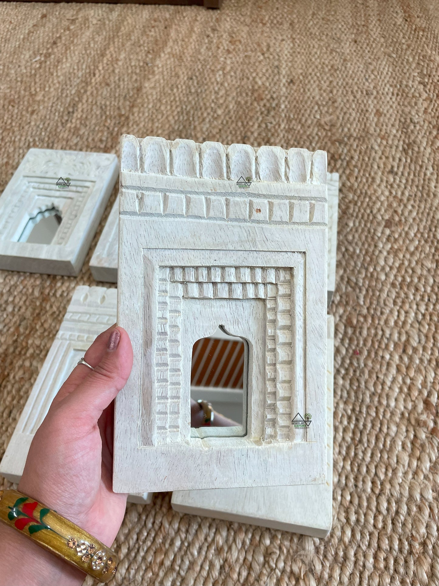 arch temple mirror frames (set of 9)
