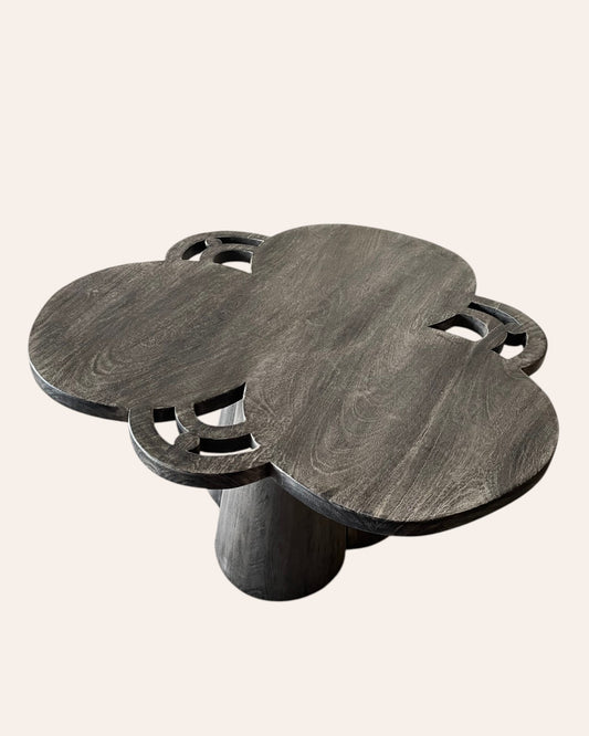 Designer Wooden Foldable Coffee Table – Charcoal Finish