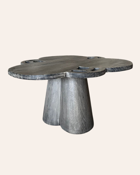 Designer Wooden Foldable Coffee Table – Charcoal Finish