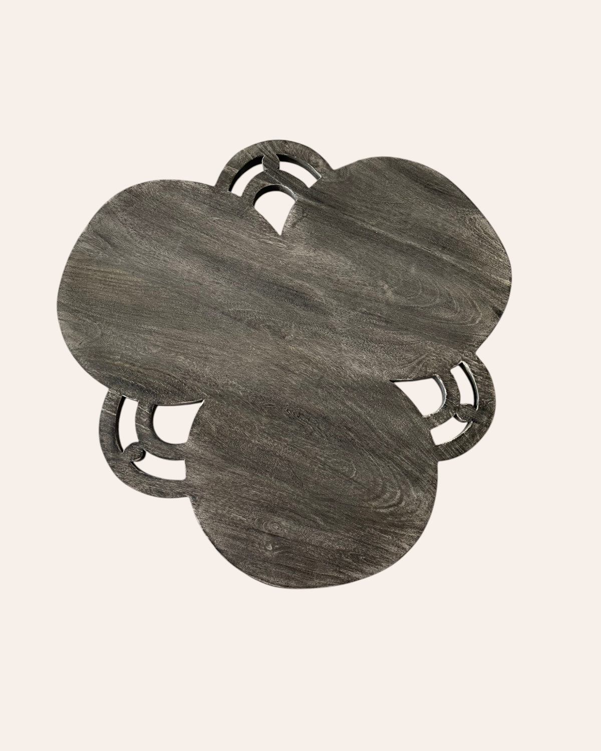 designer wooden foldable coffee table – charcoal finish