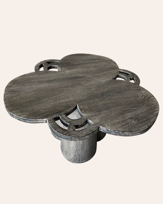 Designer Wooden Foldable Coffee Table – Charcoal Finish