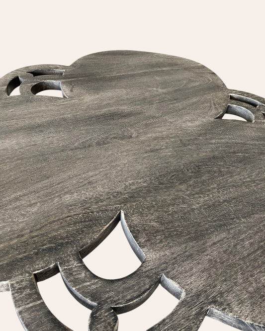 Designer Wooden Foldable Coffee Table – Charcoal Finish