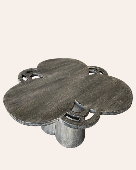 Designer Wooden Foldable Coffee Table – Charcoal Finish