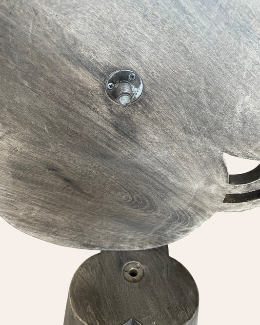 Designer Wooden Foldable Coffee Table – Charcoal Finish