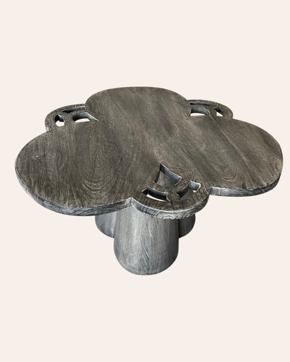 designer wooden foldable coffee table – charcoal finish