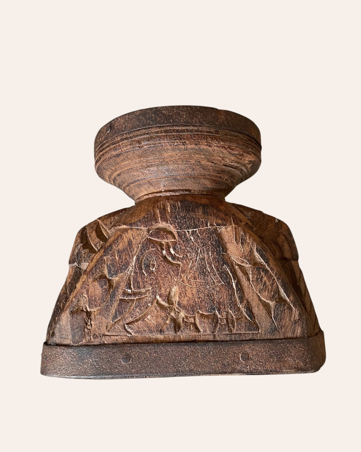 wooden seeder candle / plant holder