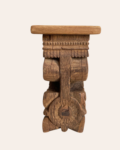 Floral & Scrollwork Wooden Corbel Bracket / Shelf