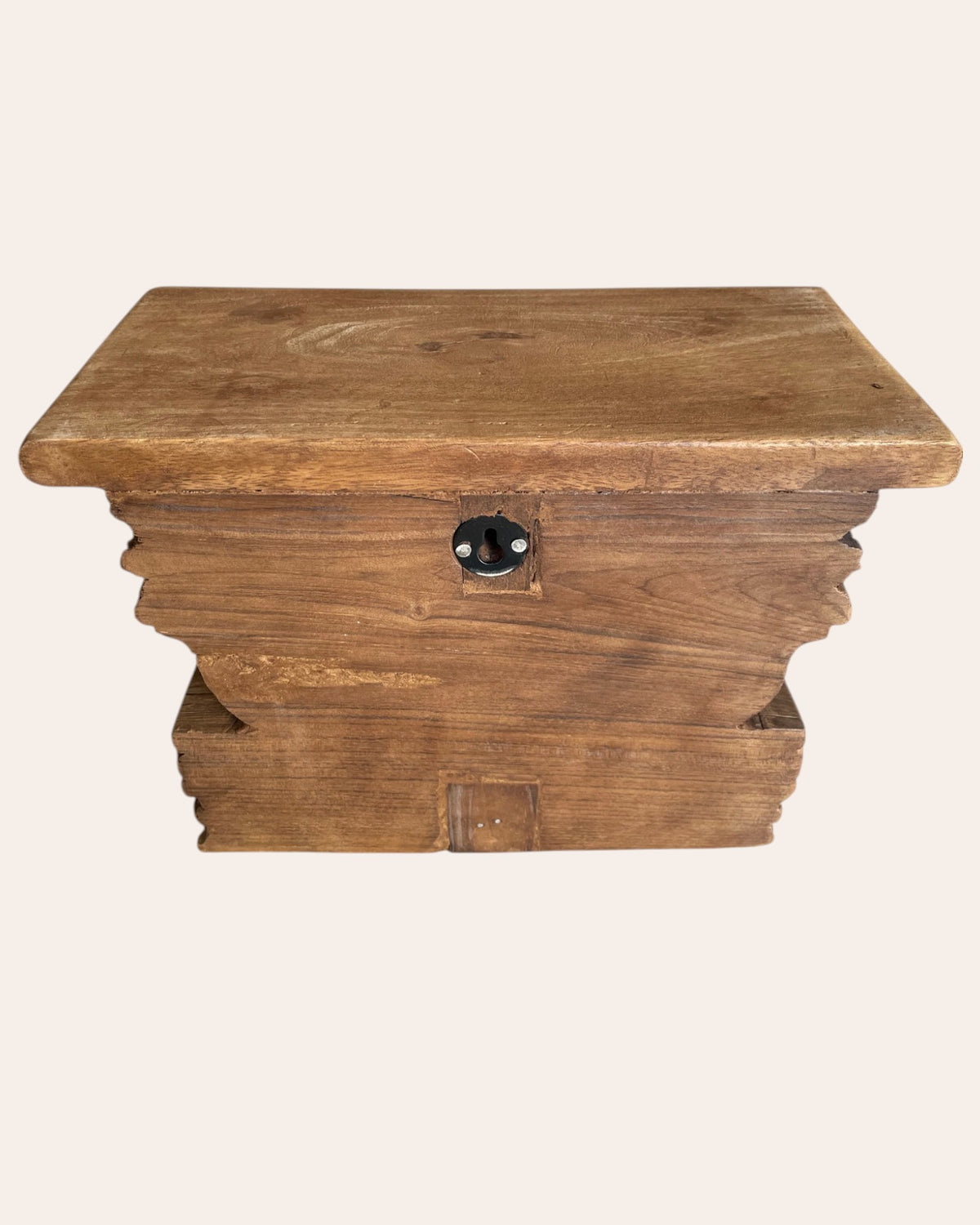 vintage hand-carved & floral design wall shelf