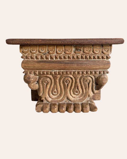 Vintage Carved Wall Shelf