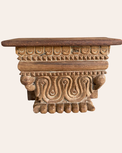 Vintage Carved Wall Shelf