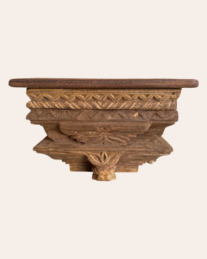 Vintage Wooden Wall Shelf / Bracket