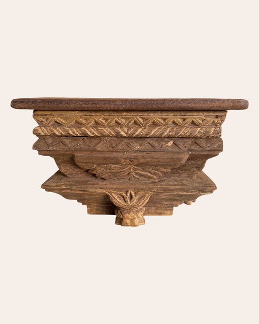 Vintage Wooden Wall Shelf / Bracket
