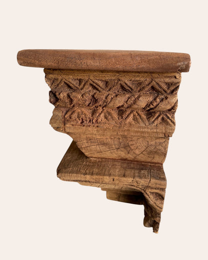 Vintage Wooden Wall Shelf / Bracket