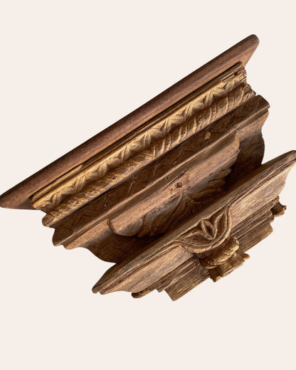 Vintage Wooden Wall Shelf / Bracket