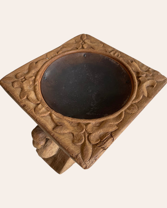 Wooden Candle, Diya & Plant Holder