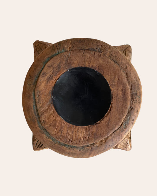 Antique Indian Wooden Architectural Base