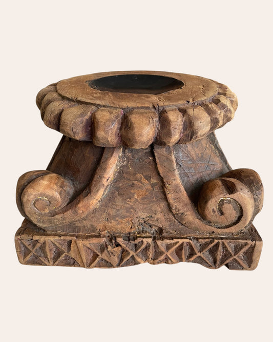 Heritage Wooden Decor Stand / Diya / Candle / Plant Holder